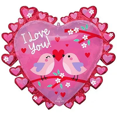 Шар фигура ILY Птички влюбленные